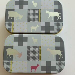 Beekman 1802 Soap Tin (LOT OF 2) - Brand New